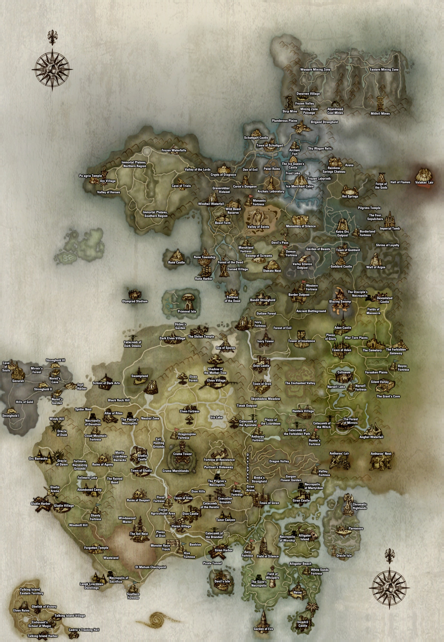 Aden world map